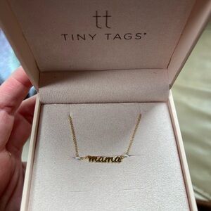 Gold Minimalist Mama Necklace
